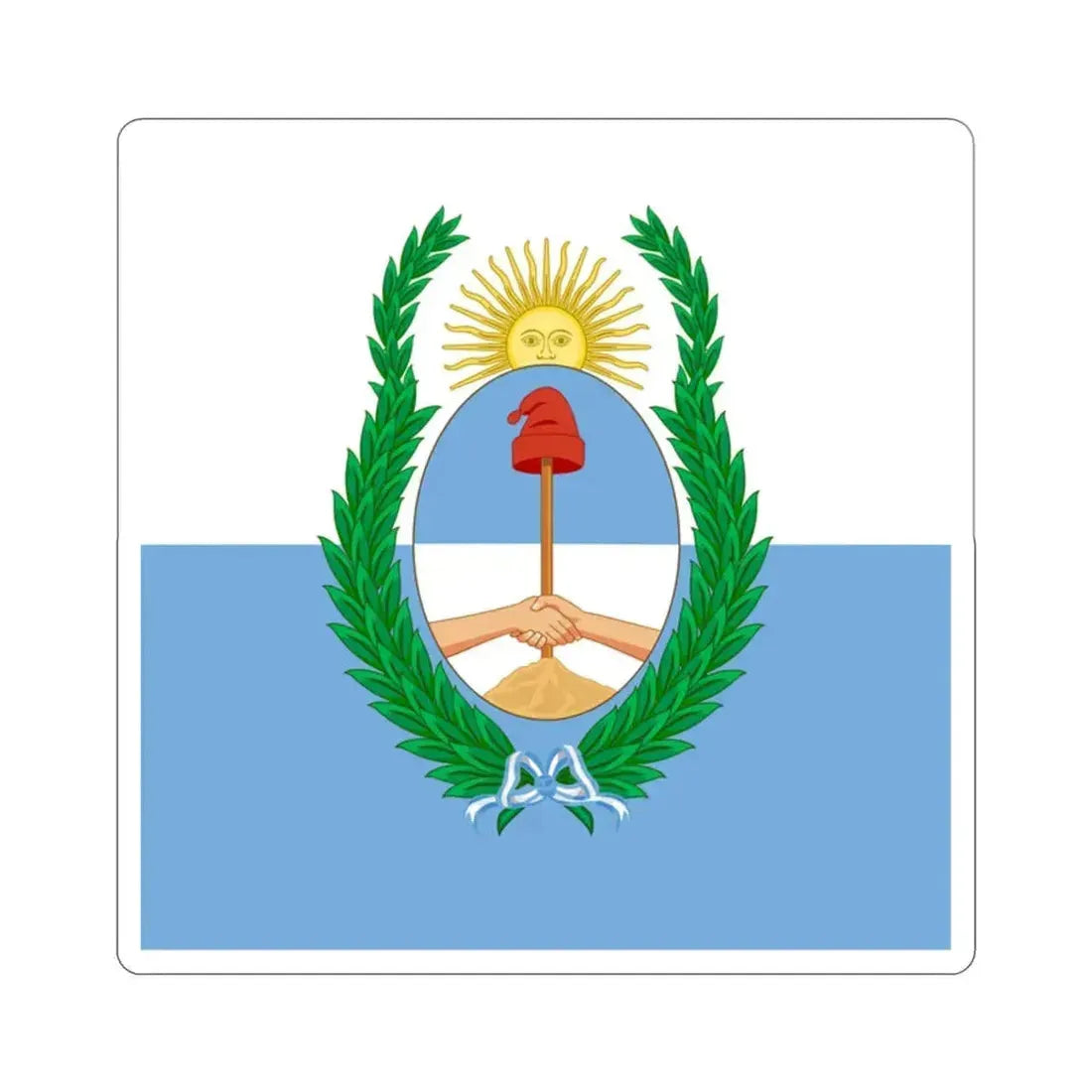 Flag of Mendoza Province Argentina STICKER Vinyl Die-Cut Decal 2 Inch - The Sticker Space