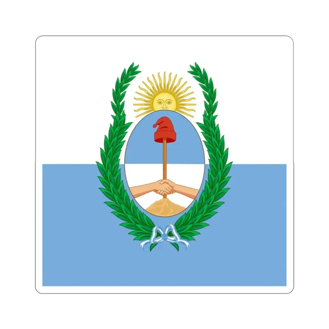 Flag of Mendoza Province Argentina STICKER Vinyl Die-Cut Decal 2 Inch - The Sticker Space