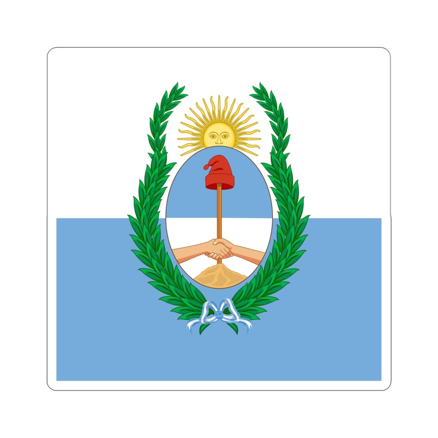 Flag of Mendoza Province Argentina STICKER Vinyl Die-Cut Decal-3 Inch-The Sticker Space