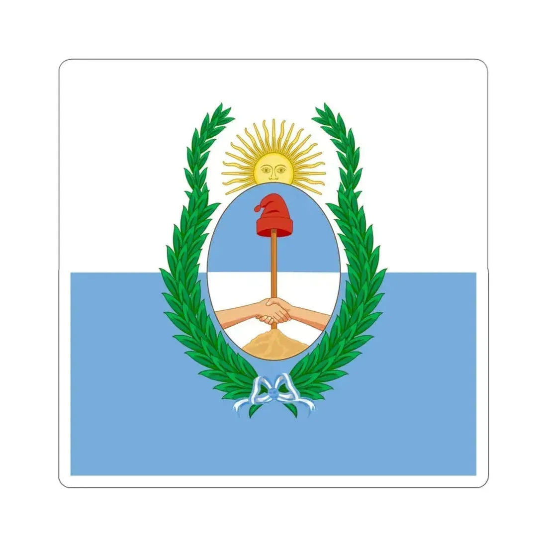 Flag of Mendoza Province Argentina STICKER Vinyl Die-Cut Decal 3 Inch - The Sticker Space