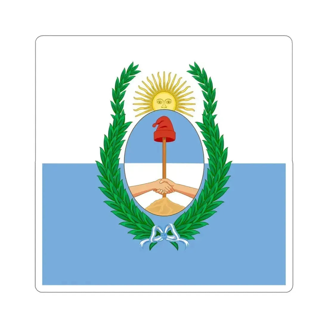Flag of Mendoza Province Argentina STICKER Vinyl Die-Cut Decal 5 Inch - The Sticker Space