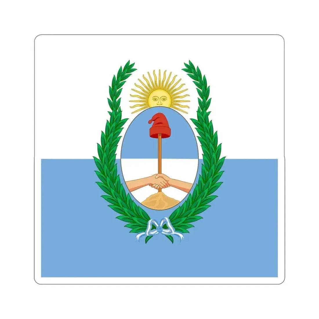 Flag of Mendoza Province Argentina STICKER Vinyl Die-Cut Decal 5 Inch - The Sticker Space