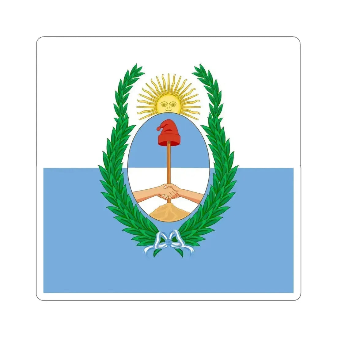 Flag of Mendoza Province Argentina STICKER Vinyl Die-Cut Decal 6 Inch - The Sticker Space
