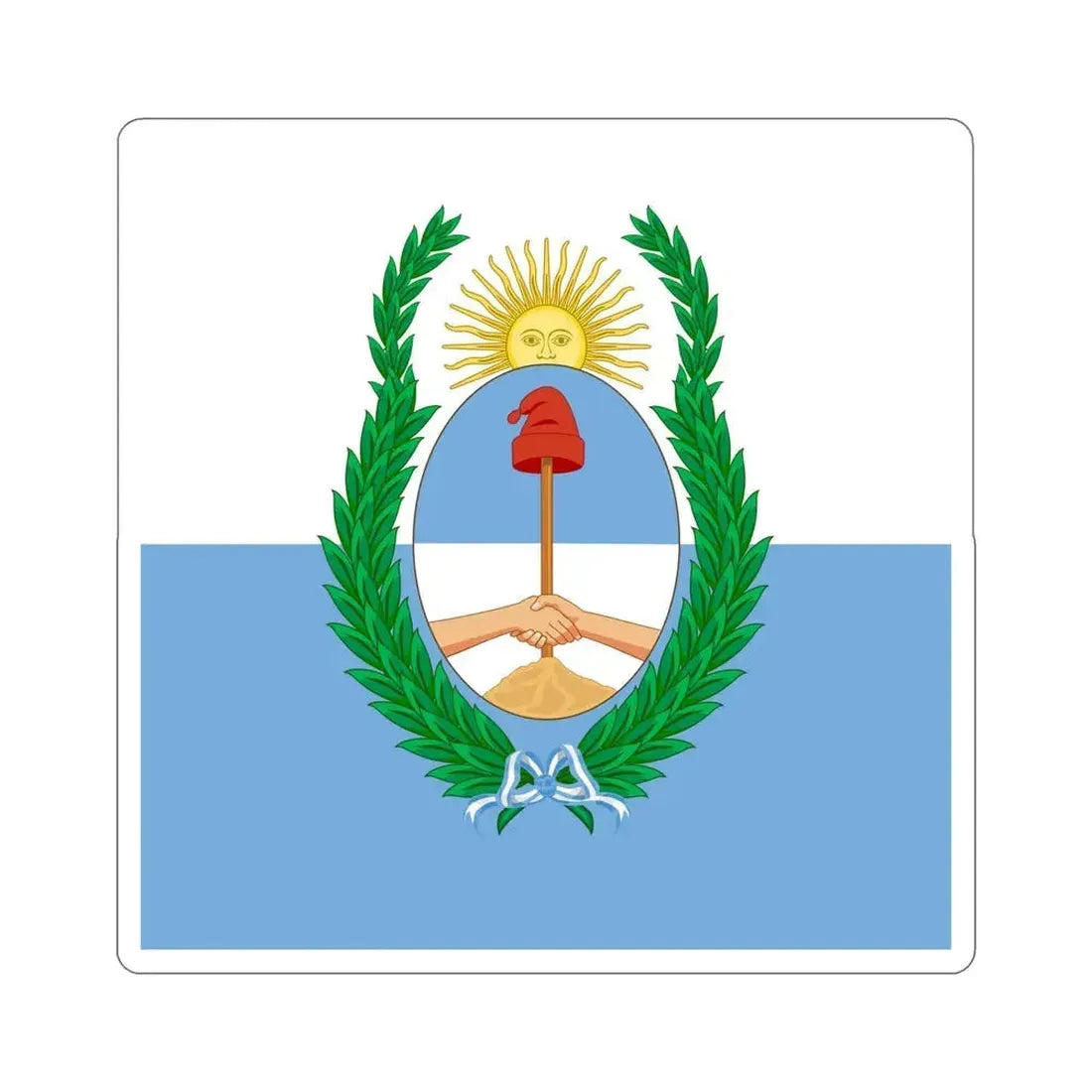 Flag of Mendoza Province Argentina STICKER Vinyl Die-Cut Decal 6 Inch - The Sticker Space