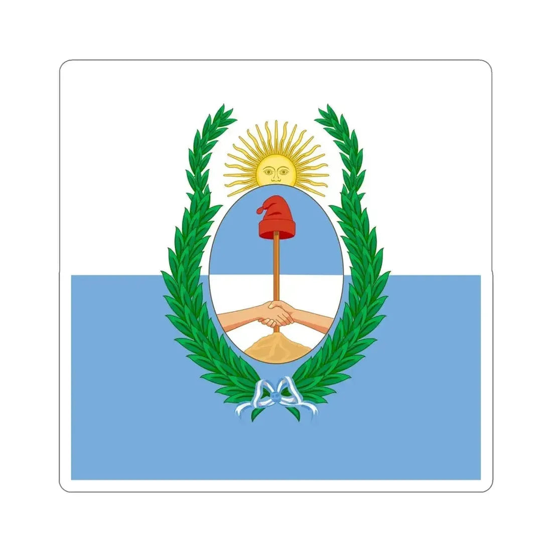 Flag of Mendoza Province Argentina STICKER Vinyl Die-Cut Decal - The Sticker Space