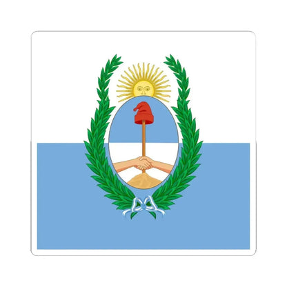 Flag of Mendoza Province Argentina - STICKER Vinyl Kiss-Cut Decal 3 Inch White - The Sticker Space