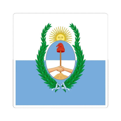 Flag of Mendoza Province Argentina - STICKER Vinyl Kiss-Cut Decal 4 Inch White - The Sticker Space