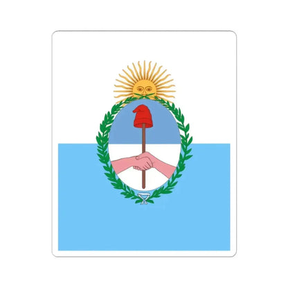 Flag of Mendoza Province Provinces of Argentina (Argentina) STICKER Vinyl Kiss-Cut Decal 2 Inch White - The Sticker Space