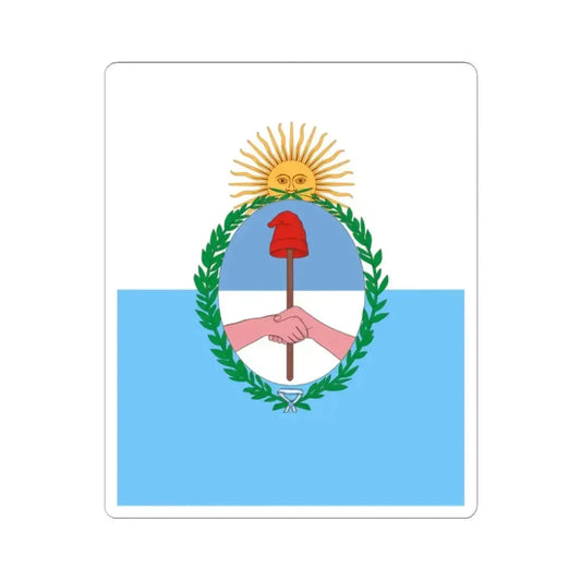 Flag of Mendoza Province Provinces of Argentina (Argentina) STICKER Vinyl Kiss-Cut Decal 2 Inch White - The Sticker Space