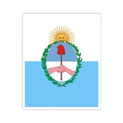 Flag of Mendoza Province Provinces of Argentina (Argentina) STICKER Vinyl Kiss-Cut Decal 3 Inch White - The Sticker Space
