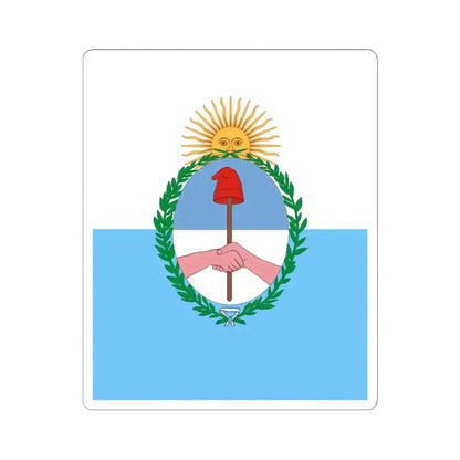 Flag of Mendoza Province Provinces of Argentina (Argentina) STICKER Vinyl Kiss-Cut Decal 6 Inch White - The Sticker Space