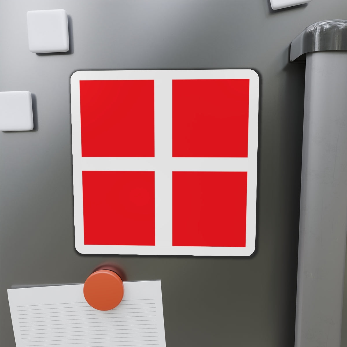 Flag of Mendrisio Switzerland - Die-Cut Magnet-The Sticker Space