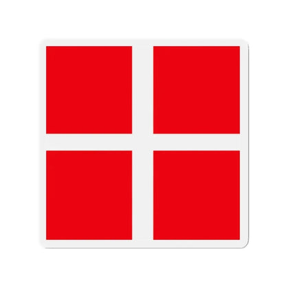 Flag of Mendrisio Switzerland - Refrigerator Magnet 2 Inch - The Sticker Space