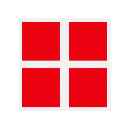 Flag of Mendrisio Switzerland - Refrigerator Magnet 3 Inch - The Sticker Space