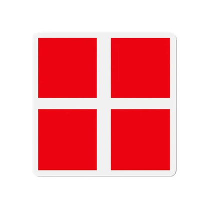 Flag of Mendrisio Switzerland - Refrigerator Magnet - The Sticker Space