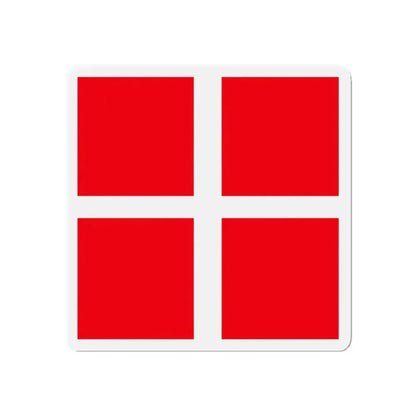 Flag of Mendrisio Switzerland - Refrigerator Magnet - The Sticker Space