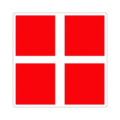 Flag of Mendrisio Switzerland STICKER Vinyl Die-Cut Decal 3 Inch - The Sticker Space