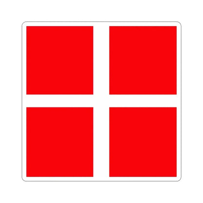 Flag of Mendrisio Switzerland STICKER Vinyl Die-Cut Decal 4 Inch - The Sticker Space