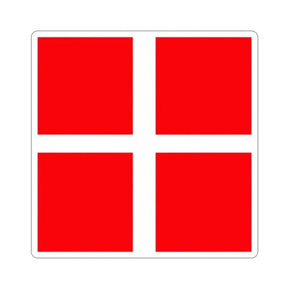 Flag of Mendrisio Switzerland STICKER Vinyl Die-Cut Decal 6 Inch - The Sticker Space