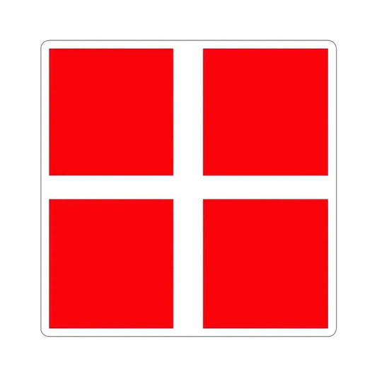 Flag of Mendrisio Switzerland STICKER Vinyl Die-Cut Decal 6 Inch - The Sticker Space