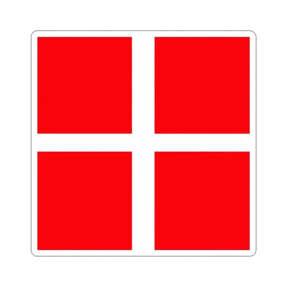 Flag of Mendrisio Switzerland STICKER Vinyl Die-Cut Decal 6 Inch - The Sticker Space