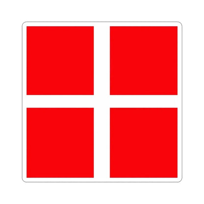 Flag of Mendrisio Switzerland STICKER Vinyl Die-Cut Decal - The Sticker Space