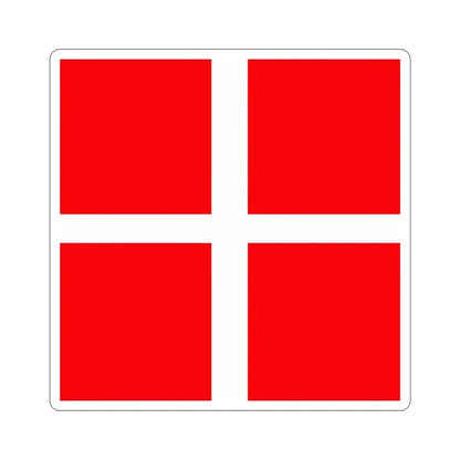 Flag of Mendrisio Switzerland STICKER Vinyl Die-Cut Decal - The Sticker Space