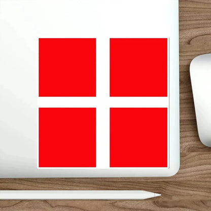 Flag of Mendrisio Switzerland STICKER Vinyl Die-Cut Decal - The Sticker Space