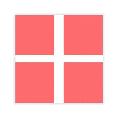 Flag of Mendrisio Switzerland - STICKER Vinyl Kiss-Cut Decal 3 Inch Transparent - The Sticker Space