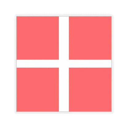 Flag of Mendrisio Switzerland - STICKER Vinyl Kiss-Cut Decal 4 Inch Transparent - The Sticker Space