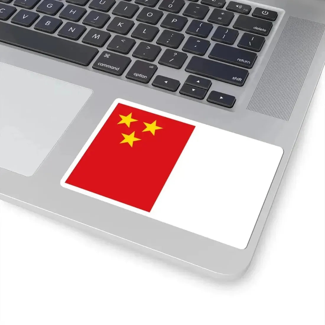 Flag of Menen (Belgium) STICKER Vinyl Kiss-Cut Decal - The Sticker Space