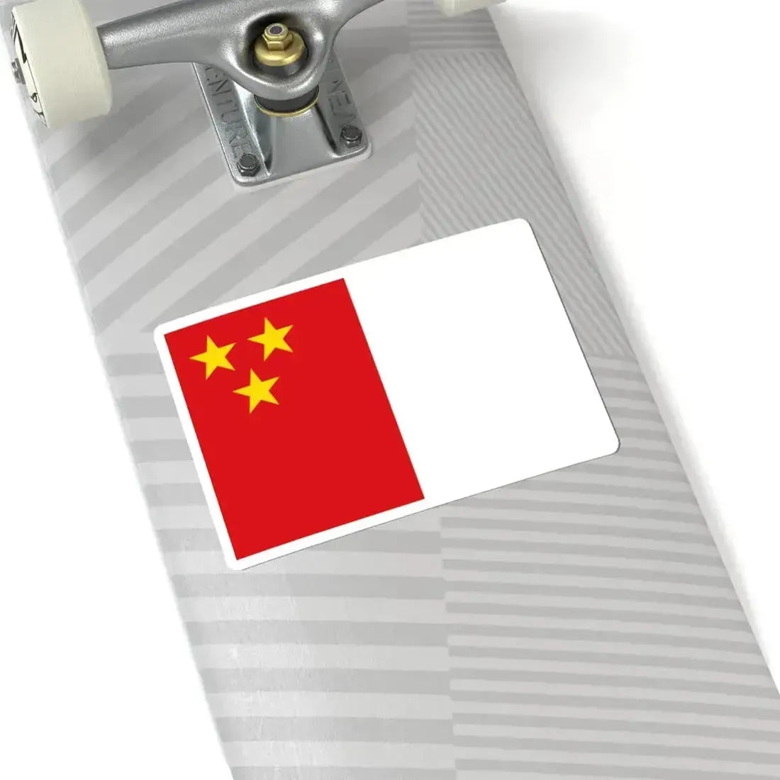 Flag of Menen (Belgium) STICKER Vinyl Kiss-Cut Decal - The Sticker Space