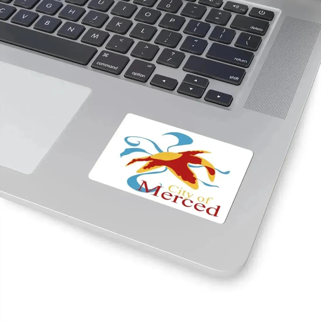 Flag of Merced California (United States) STICKER Vinyl Kiss-Cut Decal - The Sticker Space
