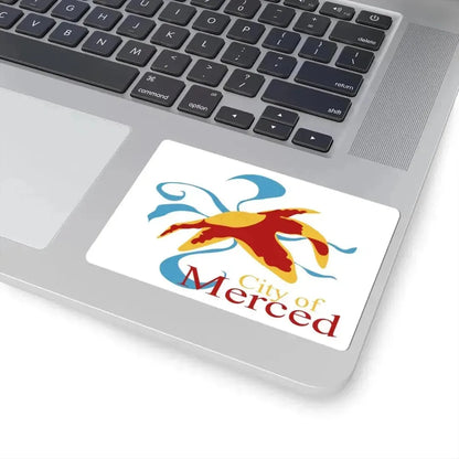 Flag of Merced California (United States) STICKER Vinyl Kiss-Cut Decal - The Sticker Space