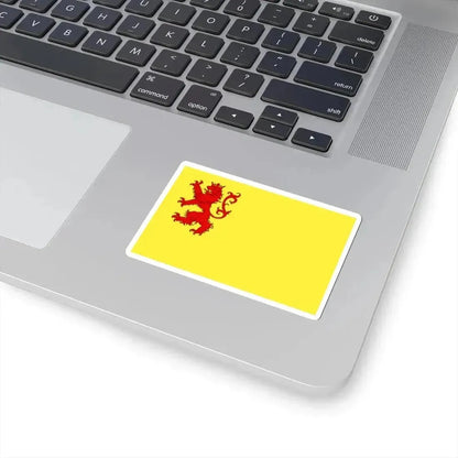 Flag of Merdrignac (Belgium) STICKER Vinyl Kiss-Cut Decal - The Sticker Space