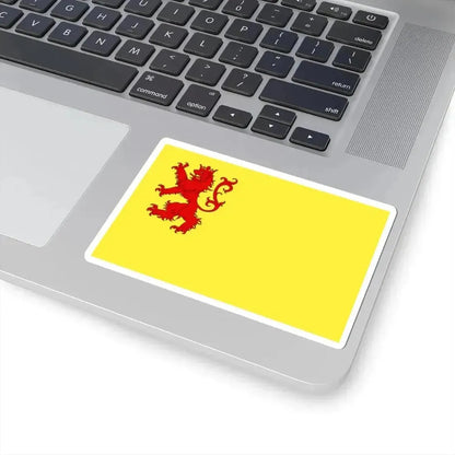 Flag of Merdrignac (Belgium) STICKER Vinyl Kiss-Cut Decal - The Sticker Space
