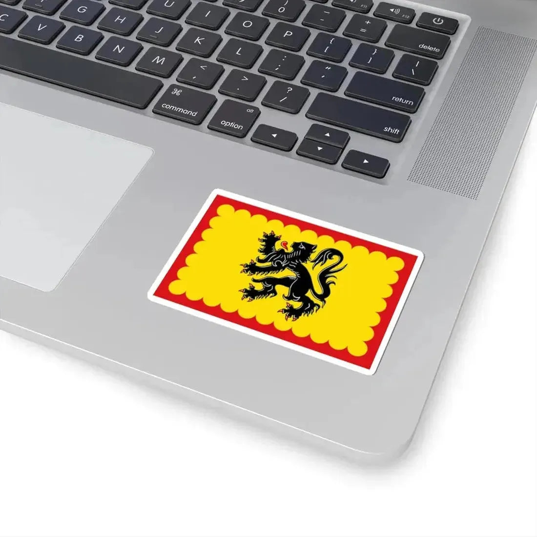 Flag of Merelbeke (Belgium) STICKER Vinyl Kiss-Cut Decal - The Sticker Space