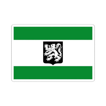 Flag of Merksplas (Belgium) STICKER Vinyl Kiss-Cut Decal 2 Inch White - The Sticker Space