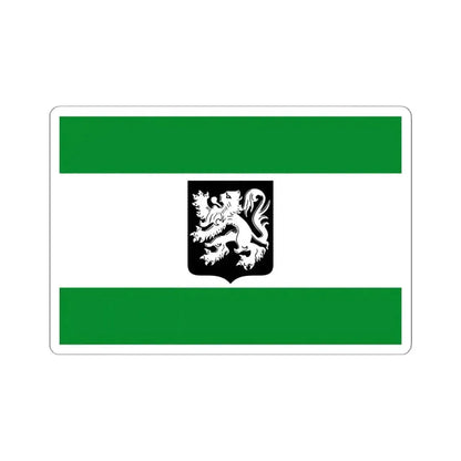 Flag of Merksplas (Belgium) STICKER Vinyl Kiss-Cut Decal 6 Inch White - The Sticker Space