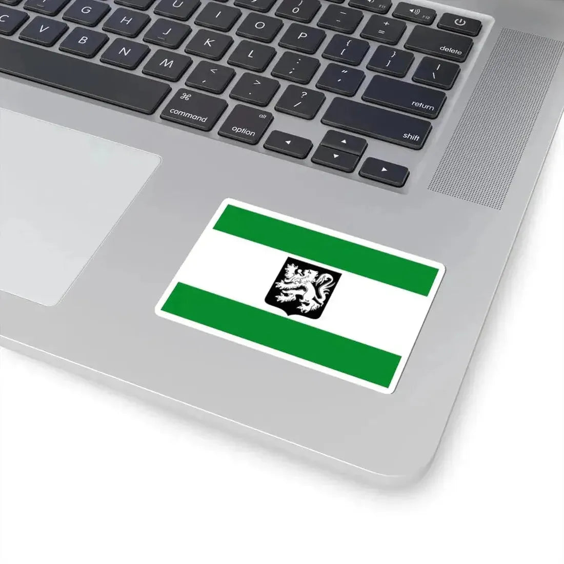 Flag of Merksplas (Belgium) STICKER Vinyl Kiss-Cut Decal - The Sticker Space