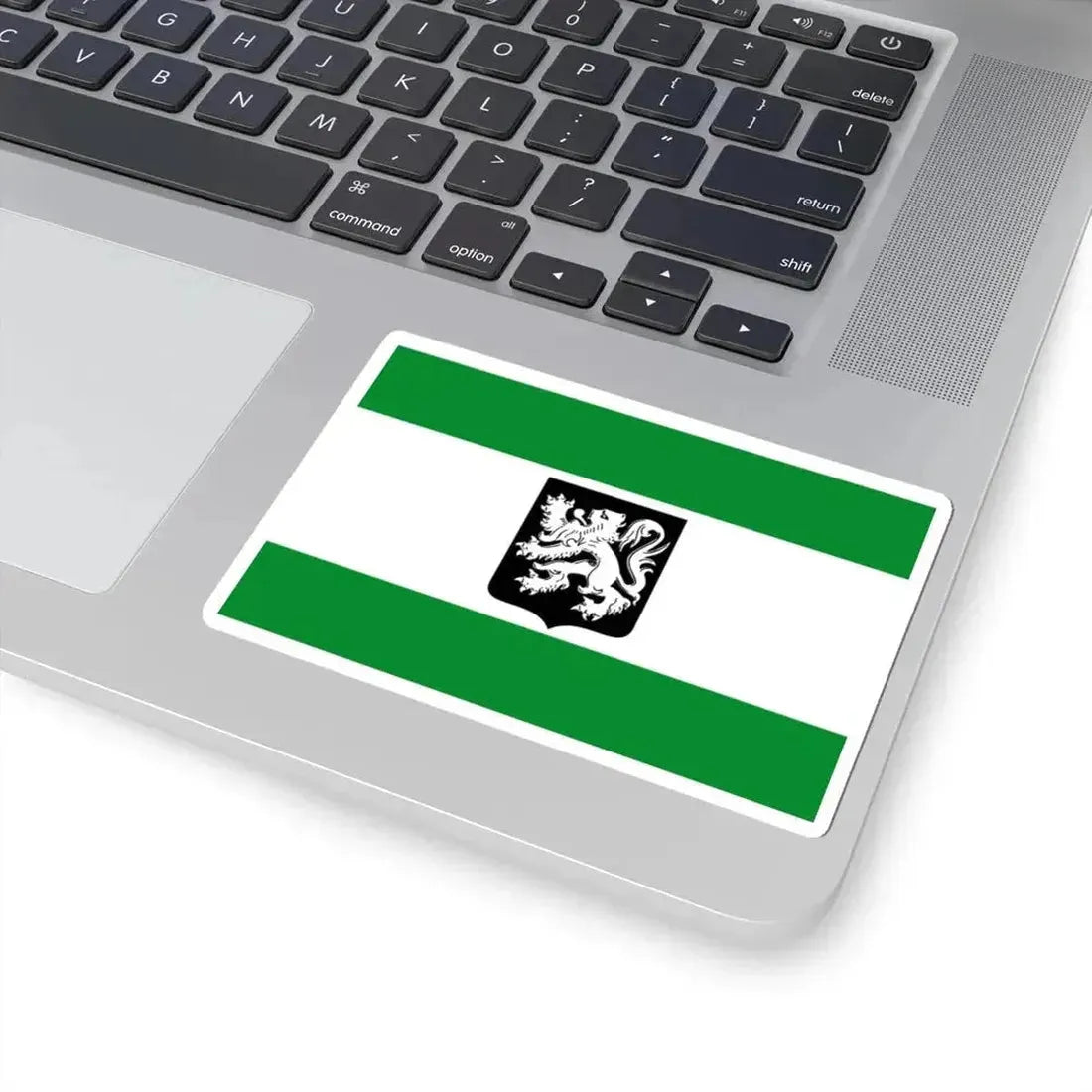 Flag of Merksplas (Belgium) STICKER Vinyl Kiss-Cut Decal - The Sticker Space