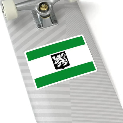 Flag of Merksplas (Belgium) STICKER Vinyl Kiss-Cut Decal - The Sticker Space