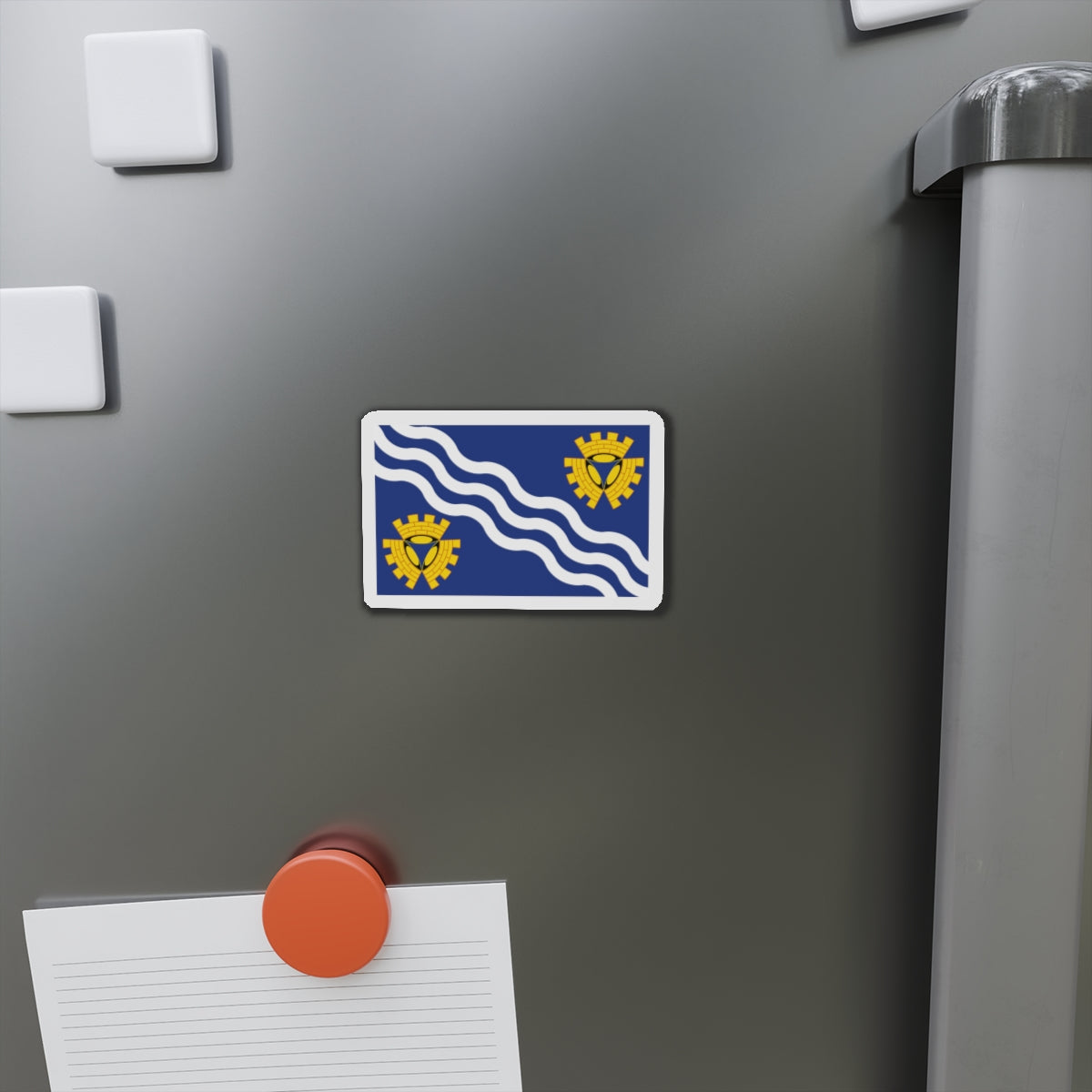 Flag of Merseyside UK - Die-Cut Magnet-The Sticker Space