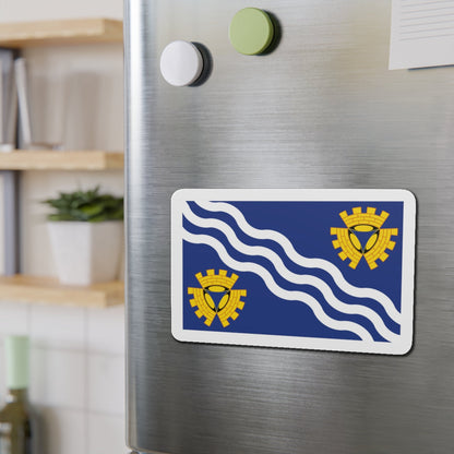 Flag of Merseyside UK - Die-Cut Magnet-The Sticker Space