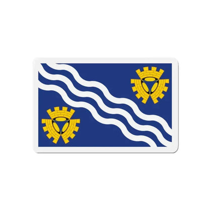 Flag of Merseyside UK - Refrigerator Magnet - The Sticker Space