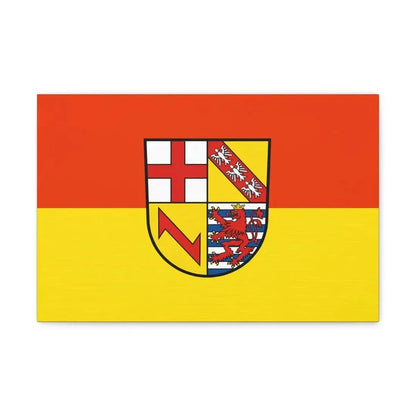 Flag of Merzig Wadern Germany - Canvas Wall Art 18″ x 12″ 1.25" - The Sticker Space