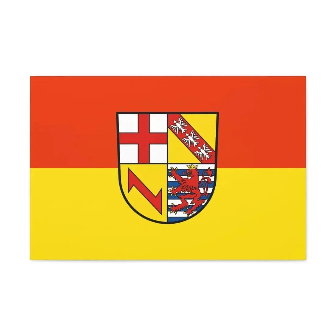 Flag of Merzig Wadern Germany - Canvas Wall Art 30" x 20" 1.25" - The Sticker Space