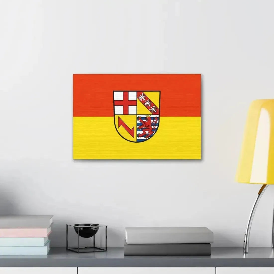 Flag of Merzig Wadern Germany - Canvas Wall Art - The Sticker Space