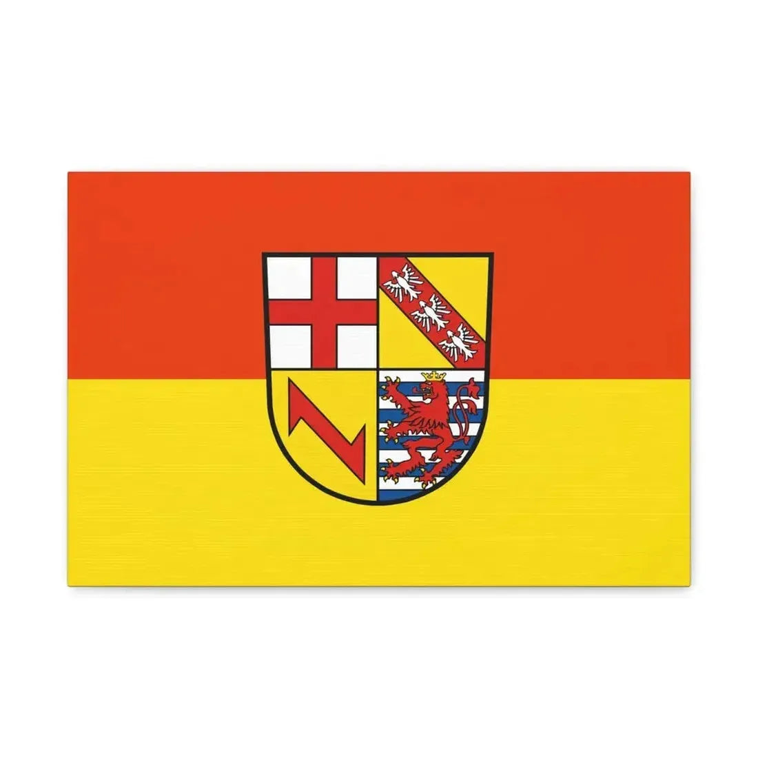Flag of Merzig Wadern Germany - Canvas Wall Art - The Sticker Space