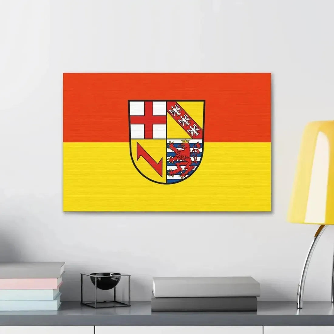 Flag of Merzig Wadern Germany - Canvas Wall Art - The Sticker Space